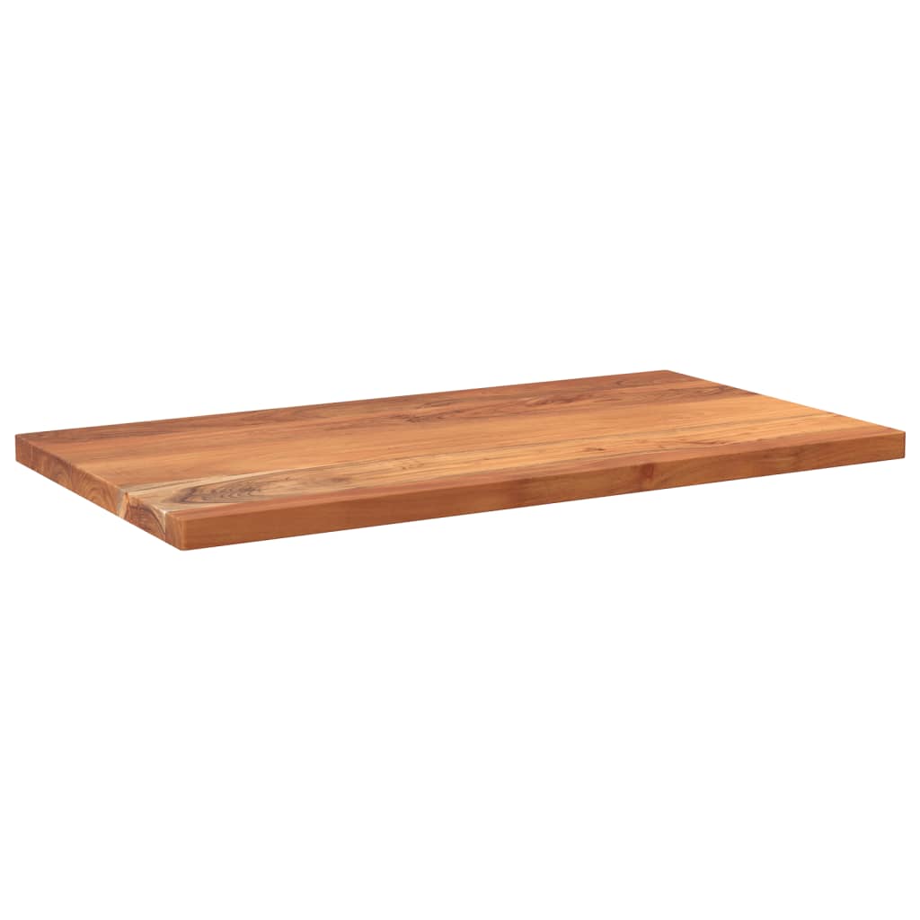 Table Top 110x70x3.8 cm Rectangular Solid Wood Acacia