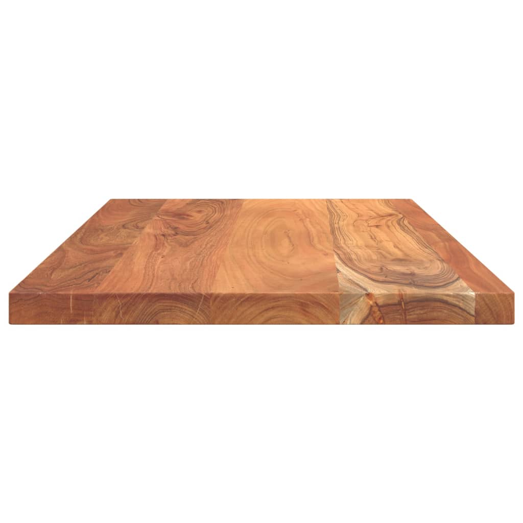Table Top 110x70x3.8 cm Rectangular Solid Wood Acacia