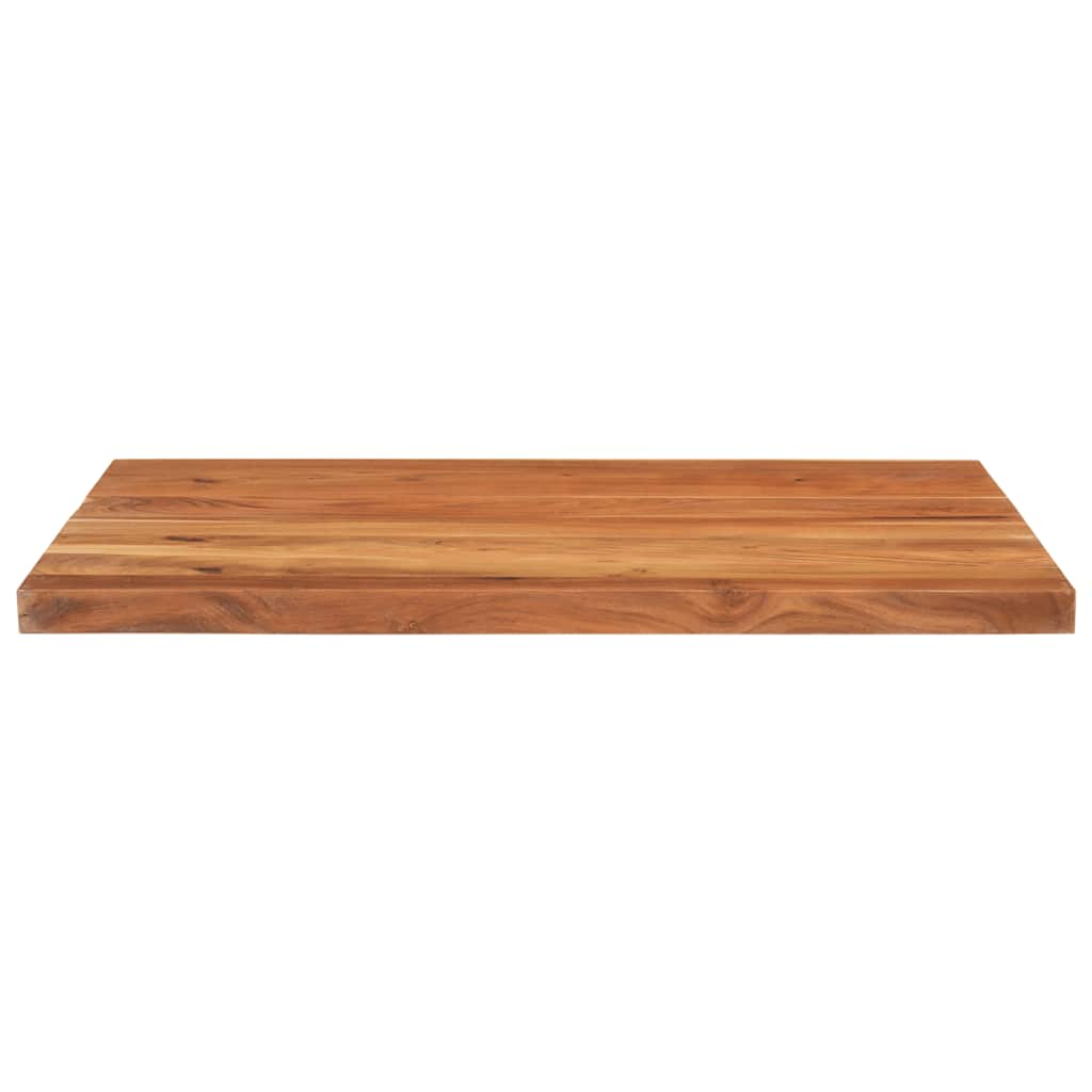 Table Top 110x80x3.8 cm Rectangular Solid Wood Acacia