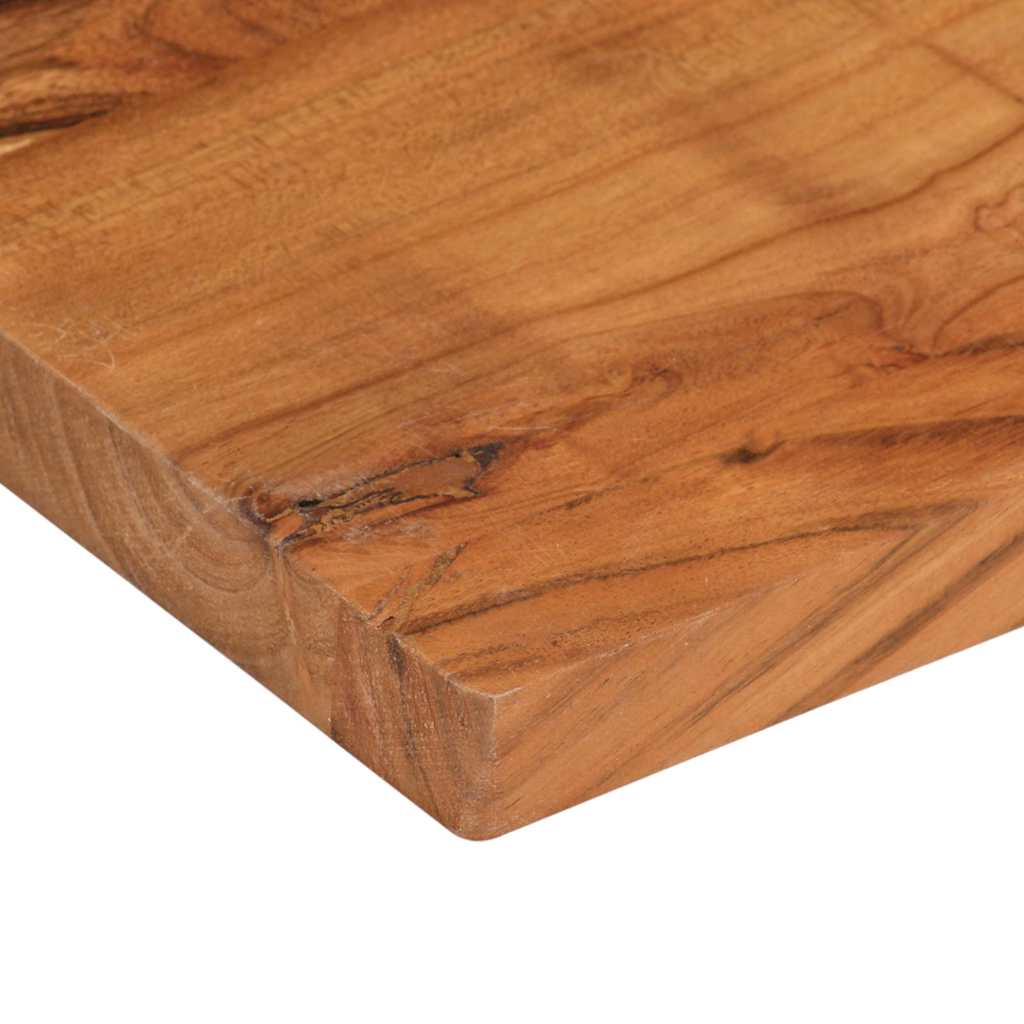 Table Top 110x80x3.8 cm Rectangular Solid Wood Acacia