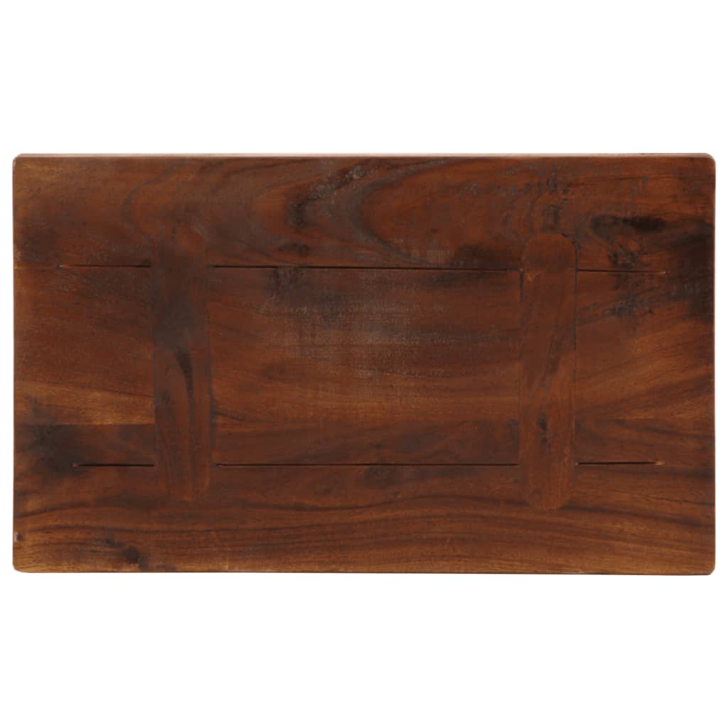 vidaXL Table Top 50x20x2.5 cm Rectangular Solid Wood Reclaimed