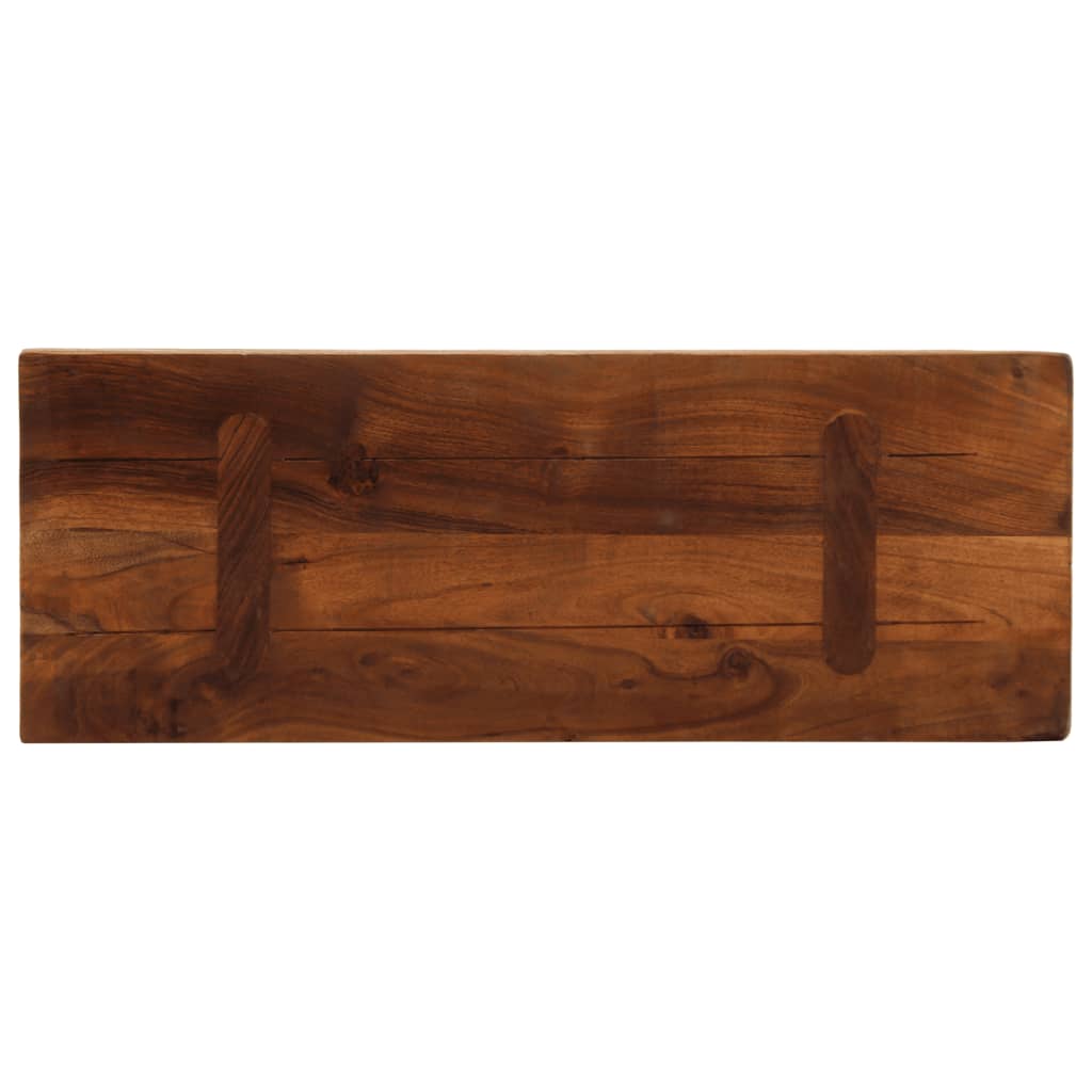 vidaXL Table Top 70x20x2.5 cm Rectangular Solid Wood Reclaimed
