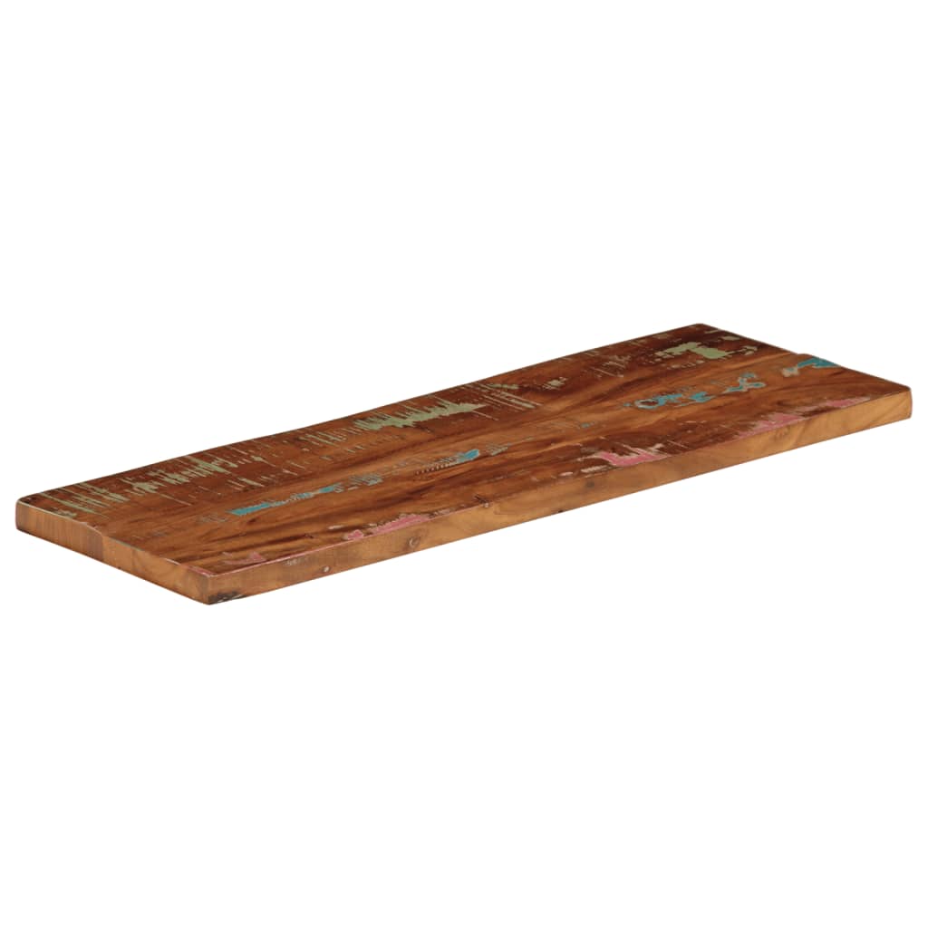 vidaXL Table Top 80x20x2.5 cm Rectangular Solid Wood Reclaimed