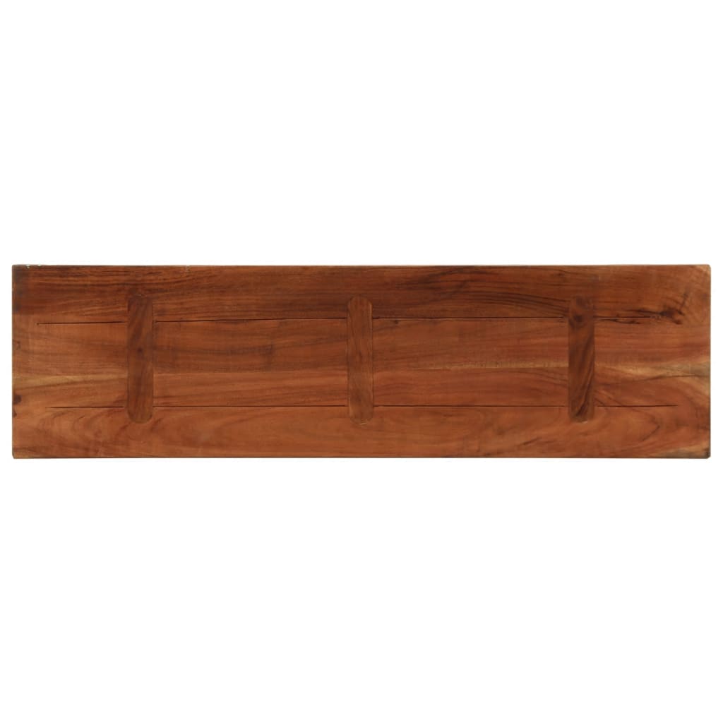 vidaXL Table Top 120x30x2.5 cm Rectangular Solid Wood Reclaimed