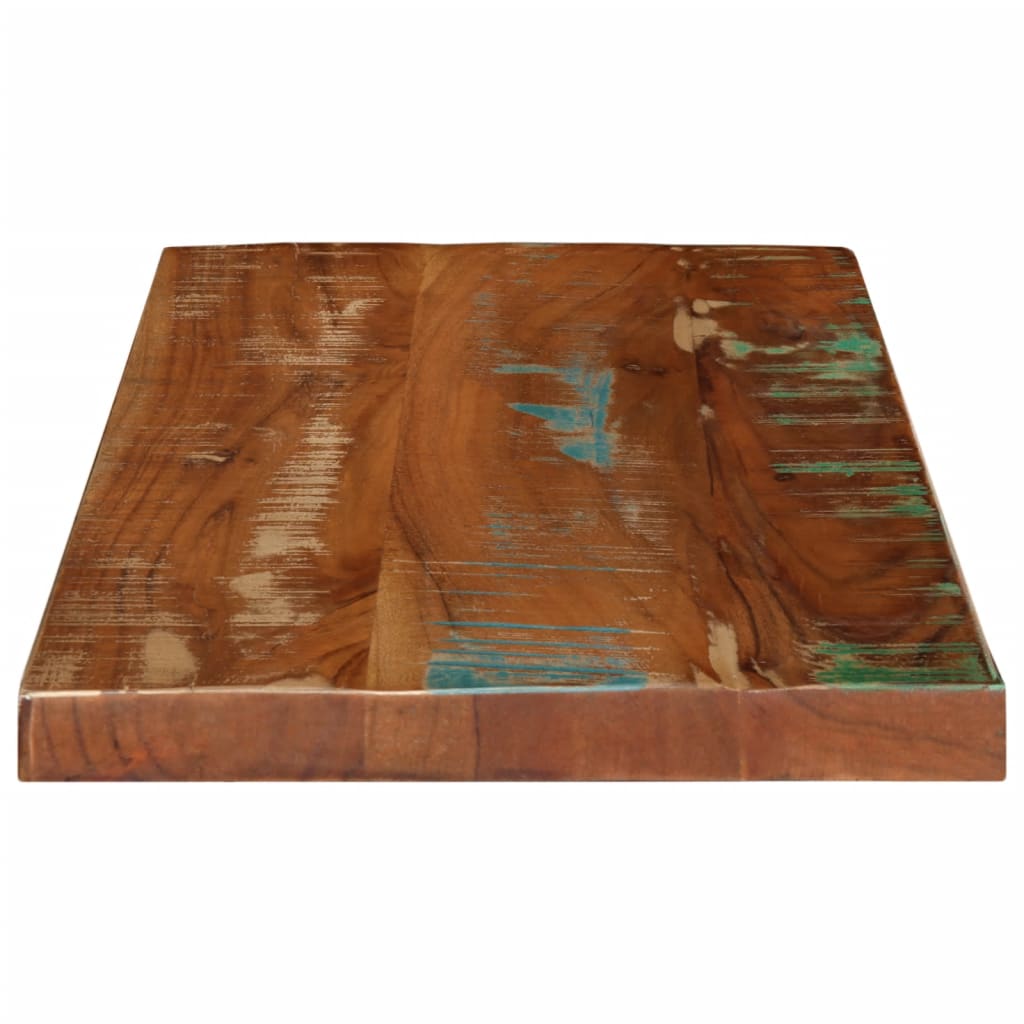 Table Top 50x40x2.5 cm Rectangular Solid Wood Reclaimed
