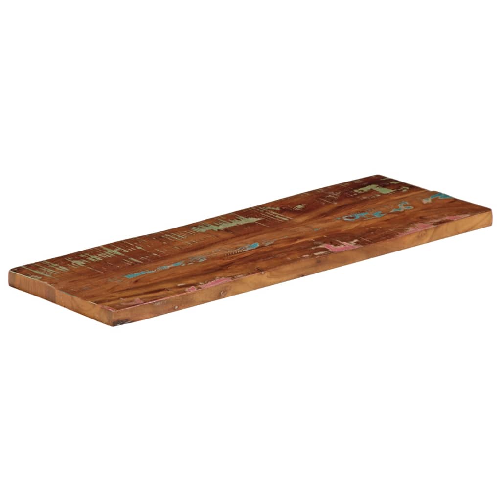 vidaXL Table Top 80x40x2.5 cm Rectangular Solid Wood Reclaimed