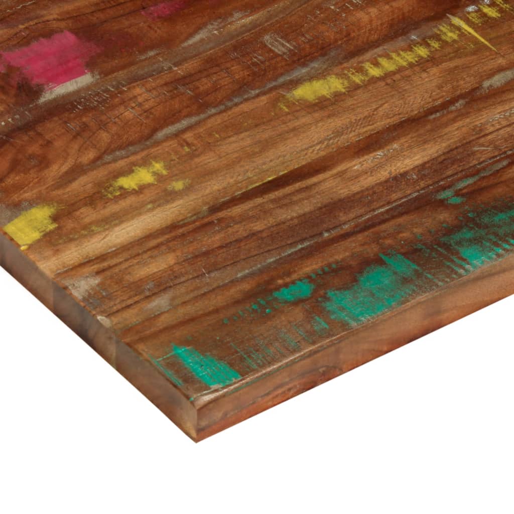 Table Top 120x50x2.5 cm Rectangular Solid Wood Reclaimed