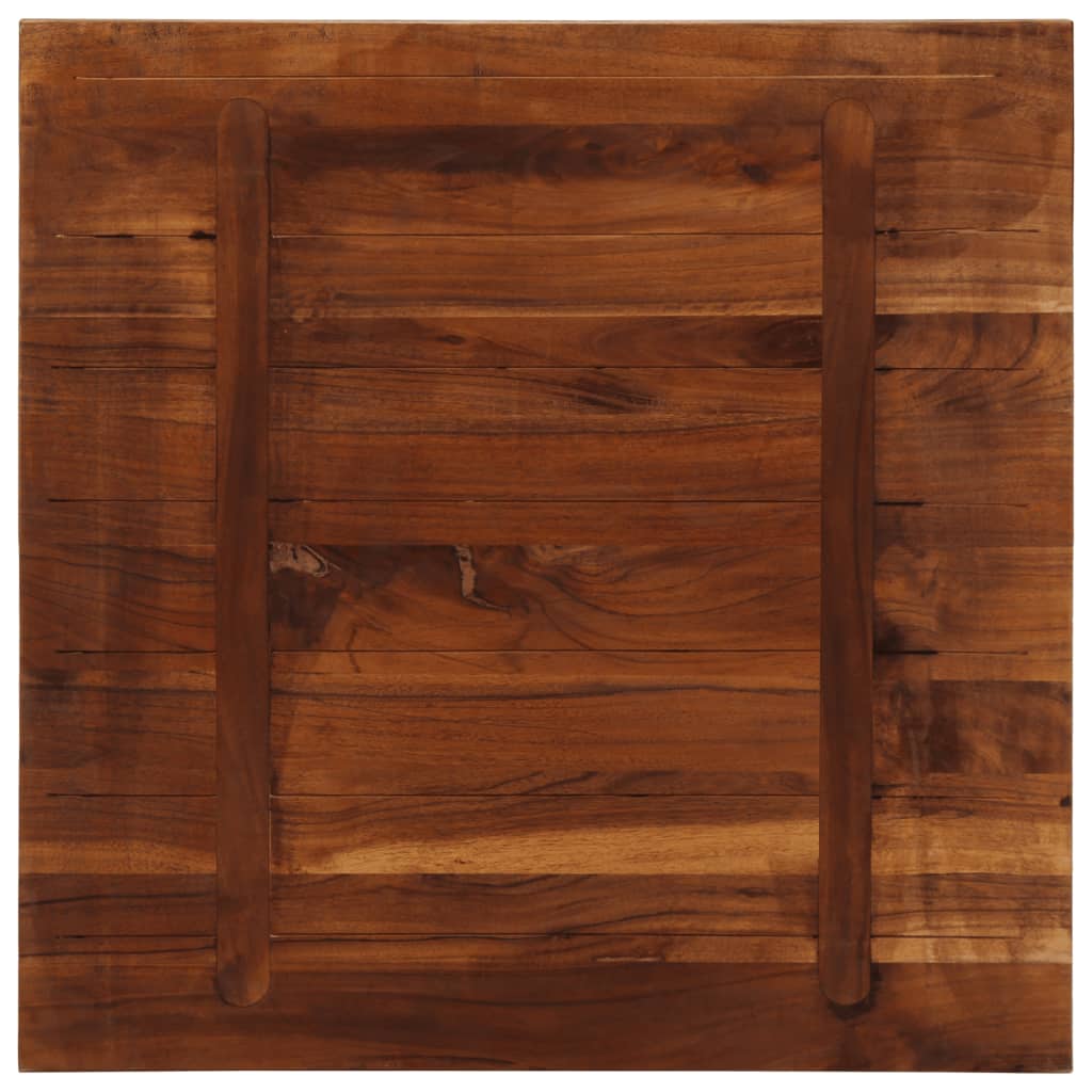 vidaXL Table Top 70x70x1.5 cm Square Solid Wood Reclaimed