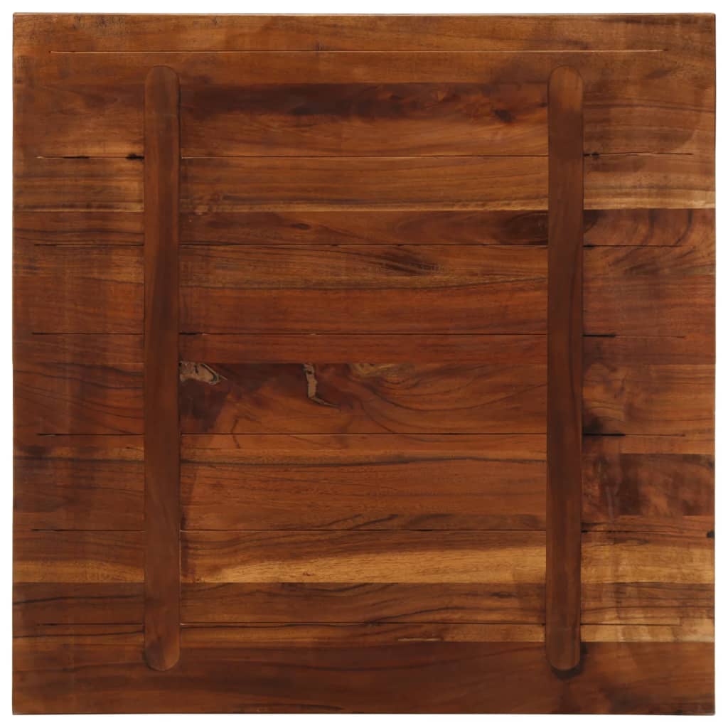 vidaXL Table Top 70x70x2.5 cm Square Solid Wood Reclaimed