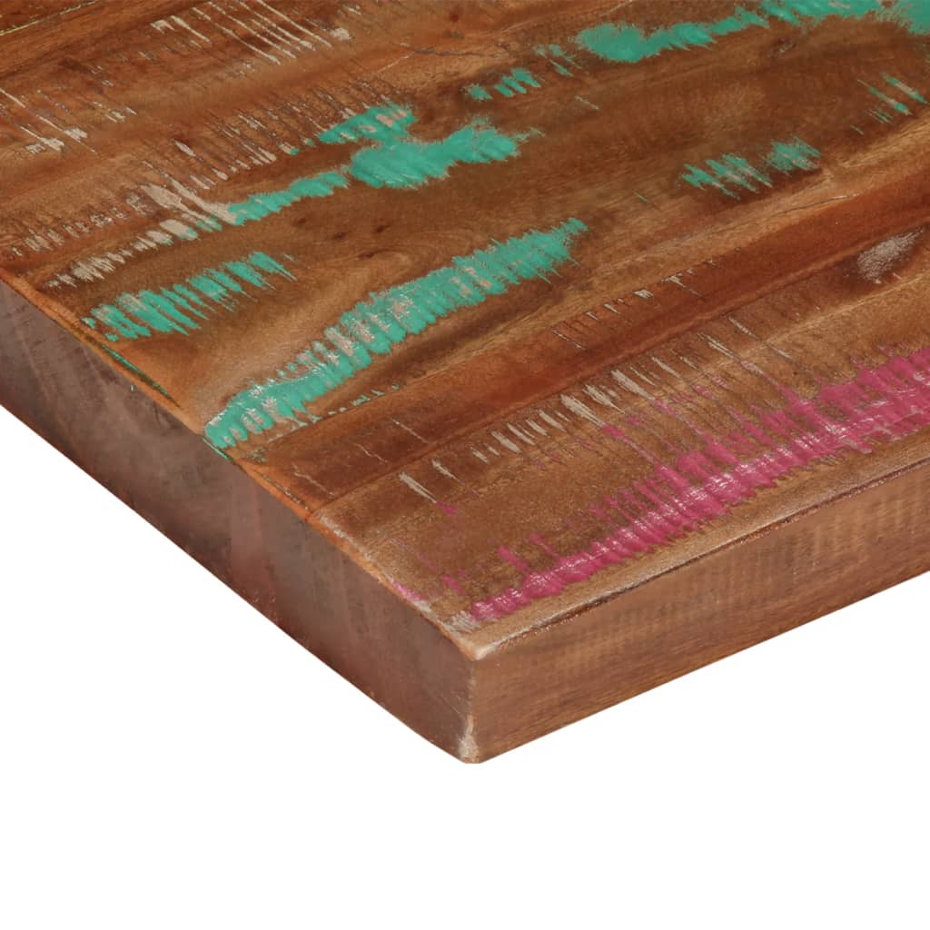 vidaXL Table Top 110x80x2.5 cm Rectangular Solid Wood Reclaimed