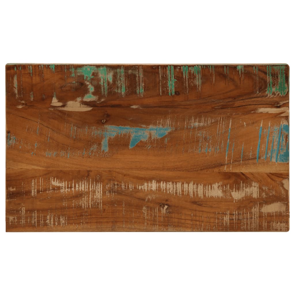 Table Top 50x30x3.8 cm Rectangular Solid Wood Reclaimed