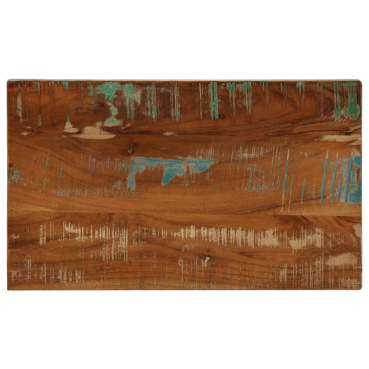 Table Top 50x30x3.8 cm Rectangular Solid Wood Reclaimed