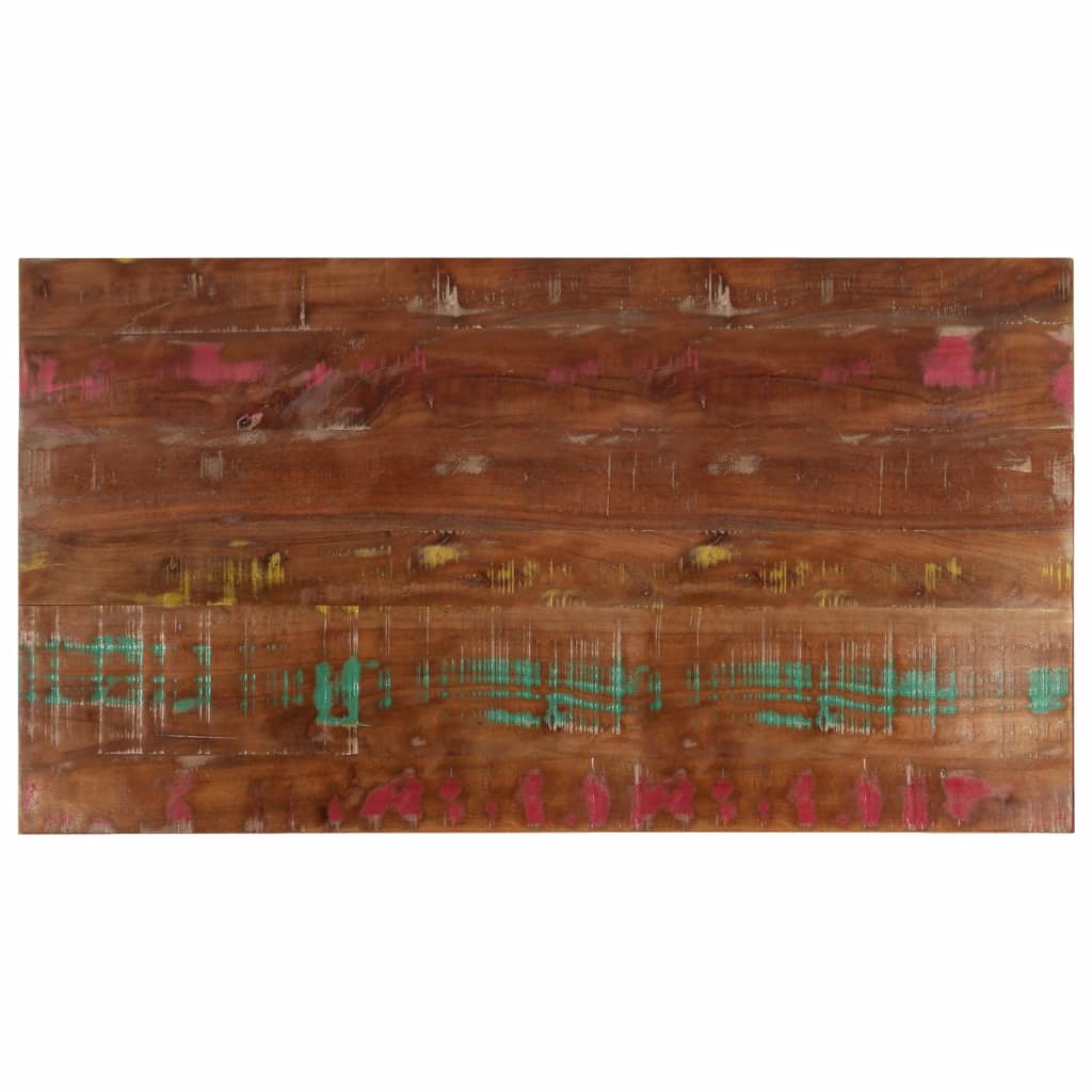 Table Top 100x50x3.8 cm Rectangular Solid Wood Reclaimed