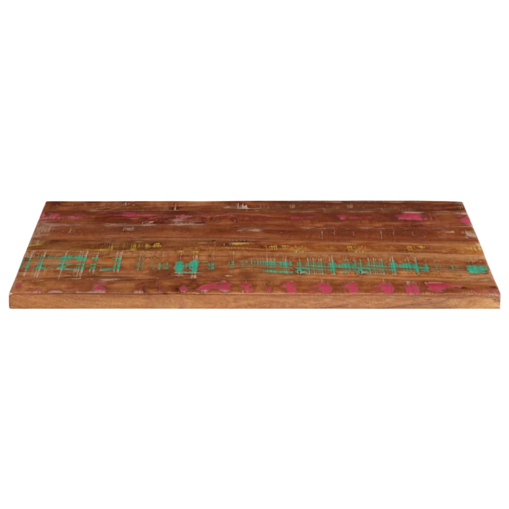 Table Top 100x50x3.8 cm Rectangular Solid Wood Reclaimed