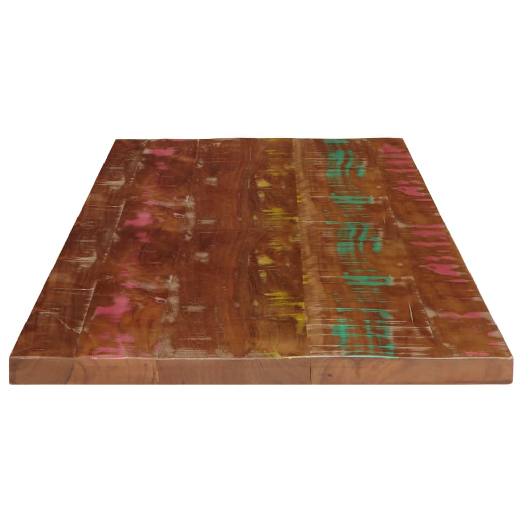 Table Top 100x50x3.8 cm Rectangular Solid Wood Reclaimed