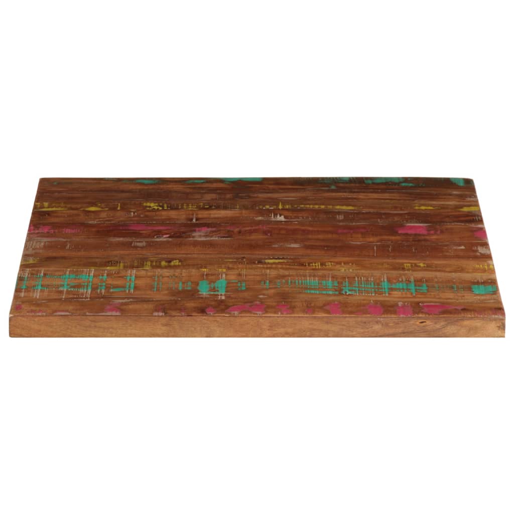 vidaXL Table Top 80x80x3.8 cm Square Solid Wood Reclaimed