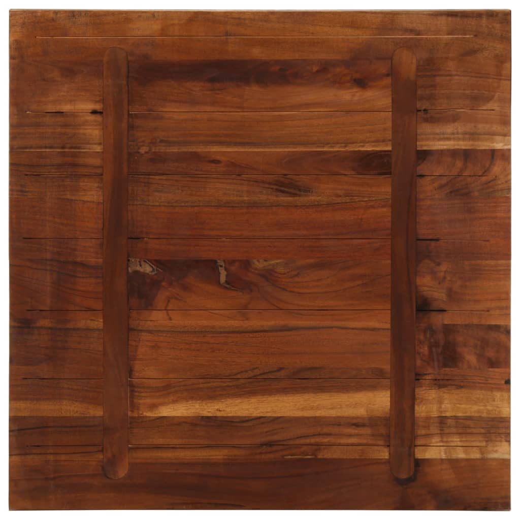 vidaXL Table Top 80x80x3.8 cm Square Solid Wood Reclaimed