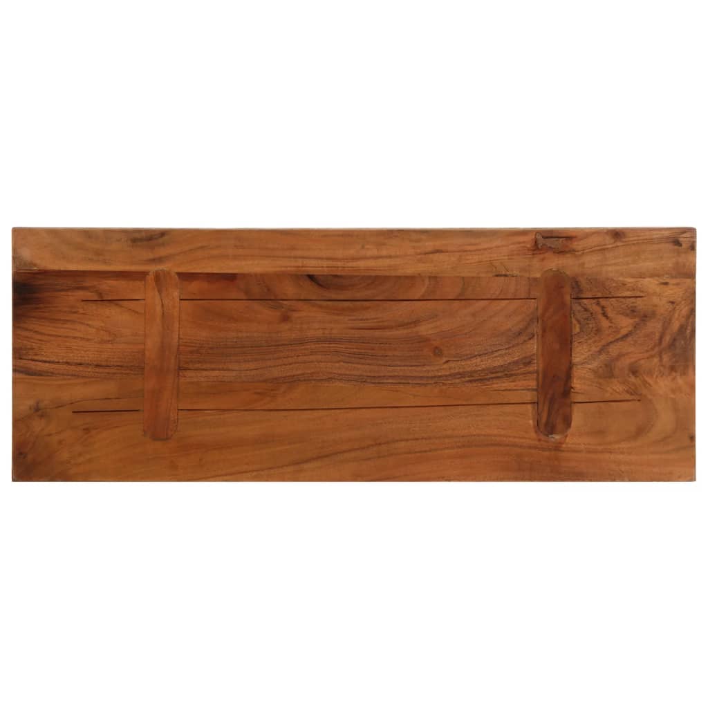 vidaXL Table Top 70x20x2.5 cm Rectangular Solid Wood Reclaimed