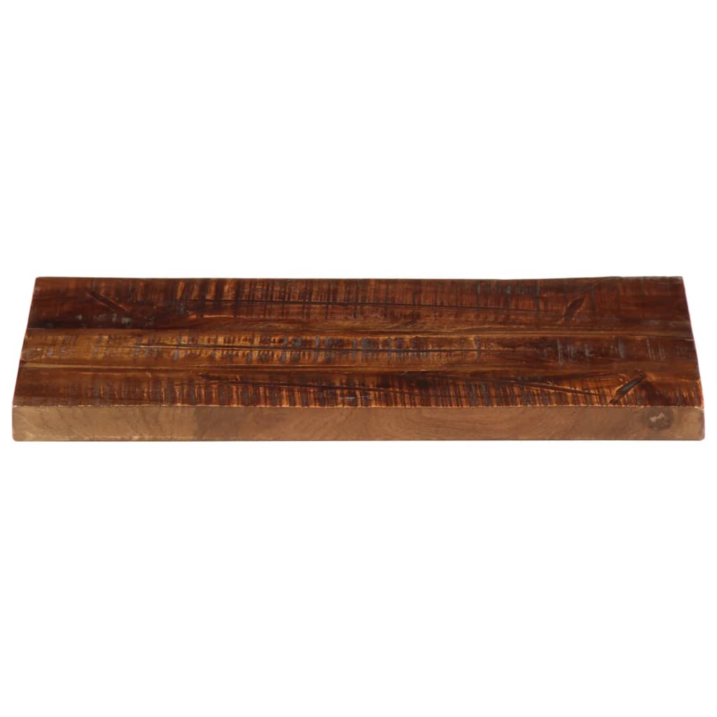 Table Top 60x30x2.5 cm Rectangular Solid Wood Reclaimed