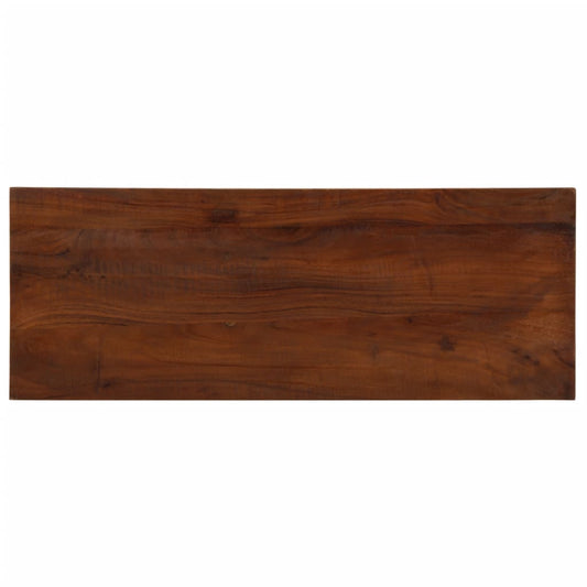 vidaXL Table Top 70x40x2.5 cm Rectangular Solid Wood Reclaimed