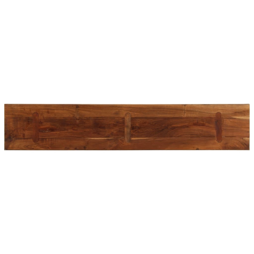 Table Top 140x40x2.5 cm Rectangular Solid Wood Reclaimed