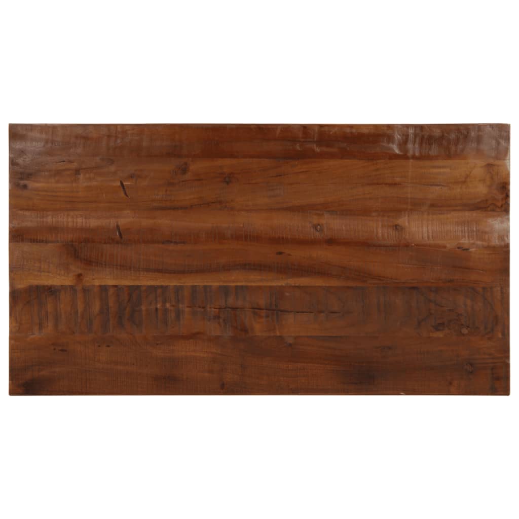 Table Top 110x60x2.5 cm Rectangular Solid Wood Reclaimed