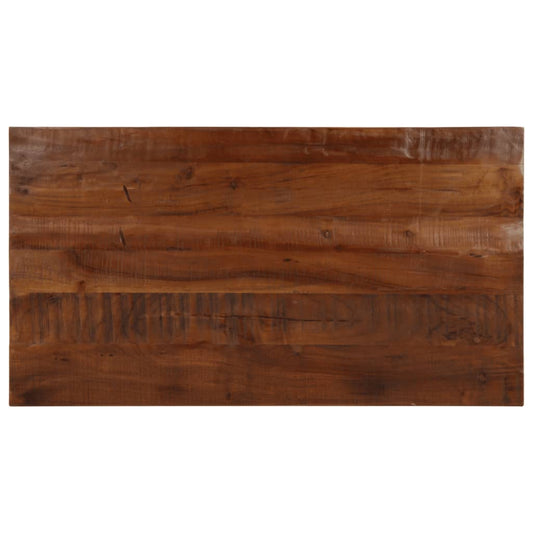 Table Top 110x60x2.5 cm Rectangular Solid Wood Reclaimed