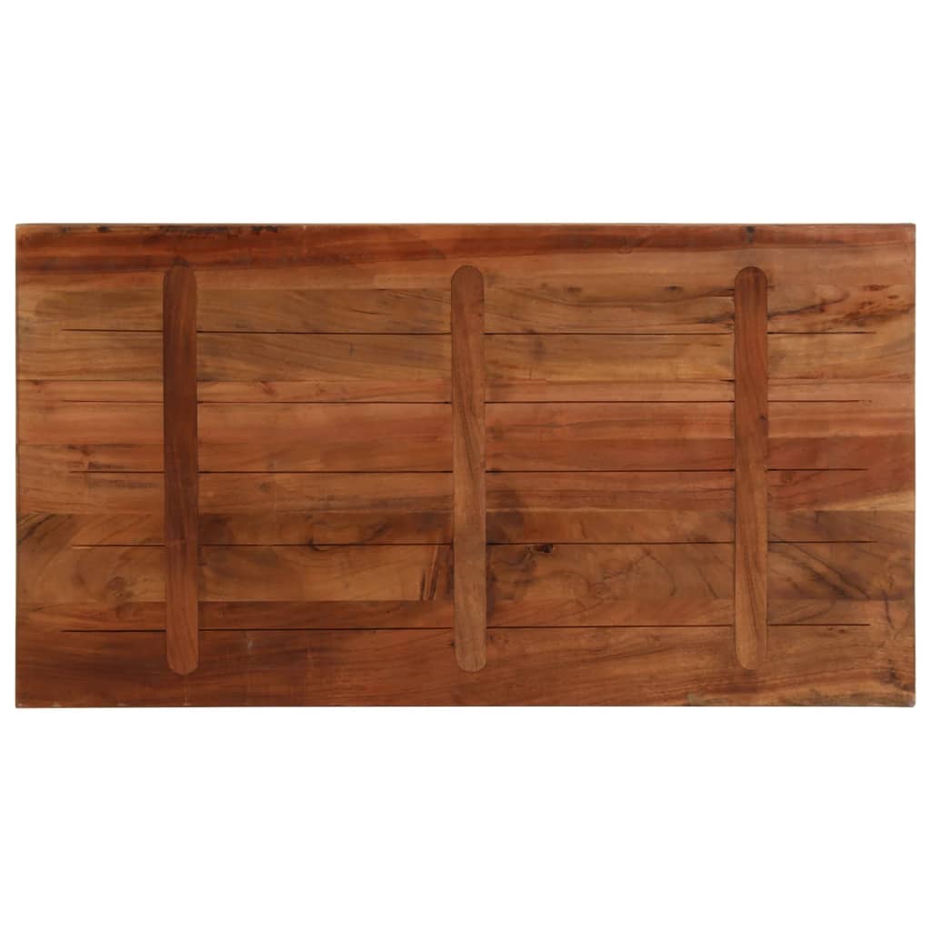 Table Top 110x60x2.5 cm Rectangular Solid Wood Reclaimed