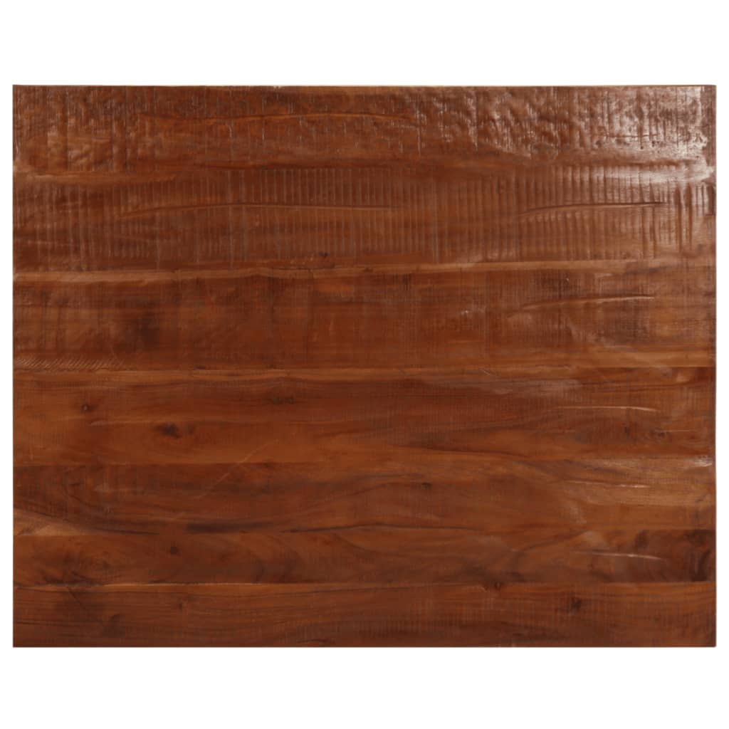 Table Top 90x80x2.5 cm Rectangular Solid Wood Reclaimed