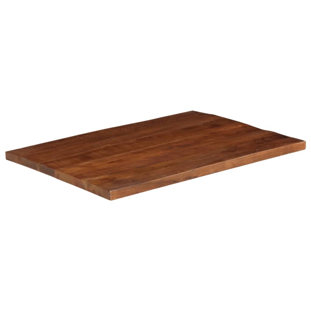 Table Top 90x80x2.5 cm Rectangular Solid Wood Reclaimed