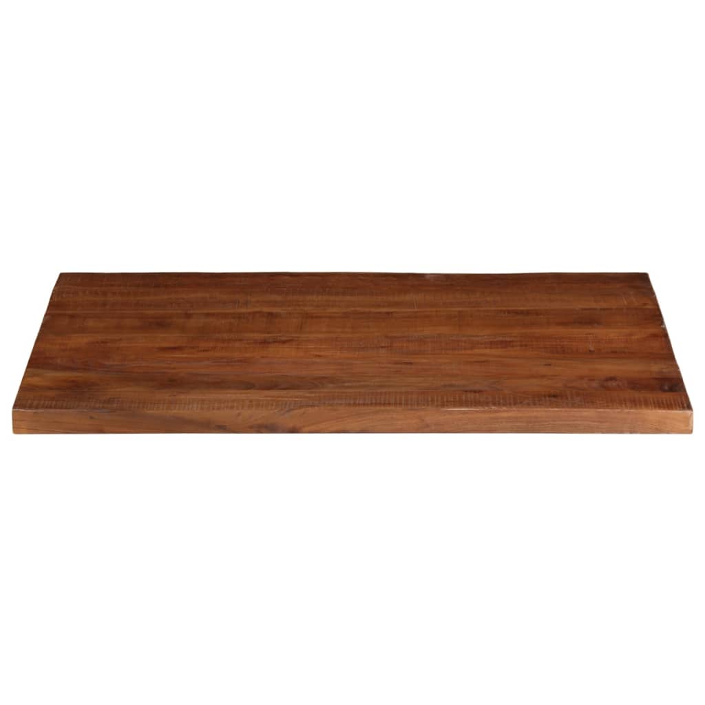 Table Top 90x80x2.5 cm Rectangular Solid Wood Reclaimed