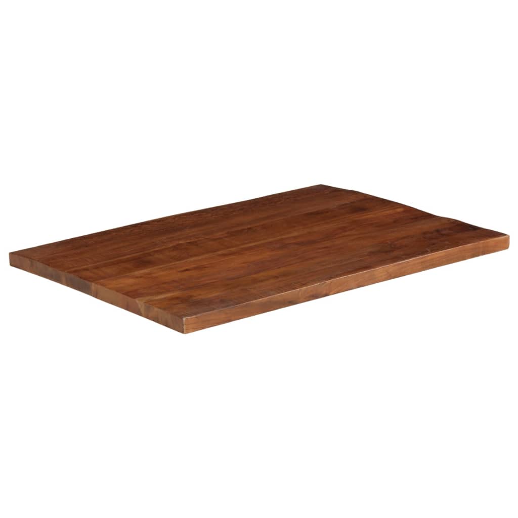 Table Top 110x80x2.5 cm Rectangular Solid Wood Reclaimed