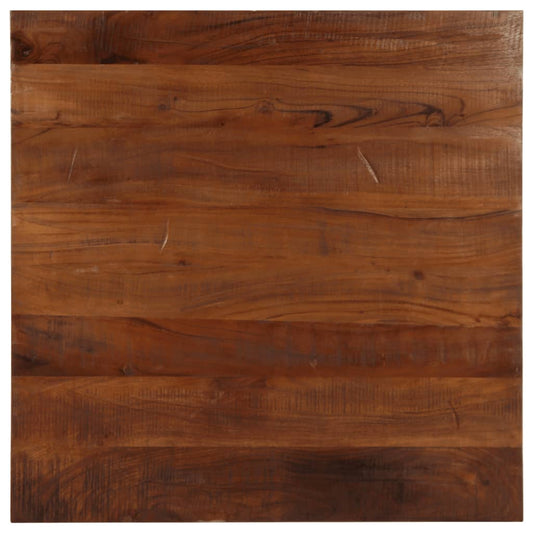 Table Top 90x90x2.5 cm Square Solid Wood Reclaimed