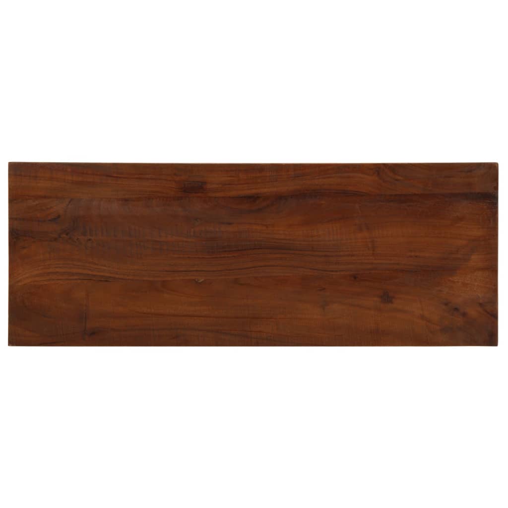 Table Top 90x20x3.8 cm Rectangular Solid Wood Reclaimed