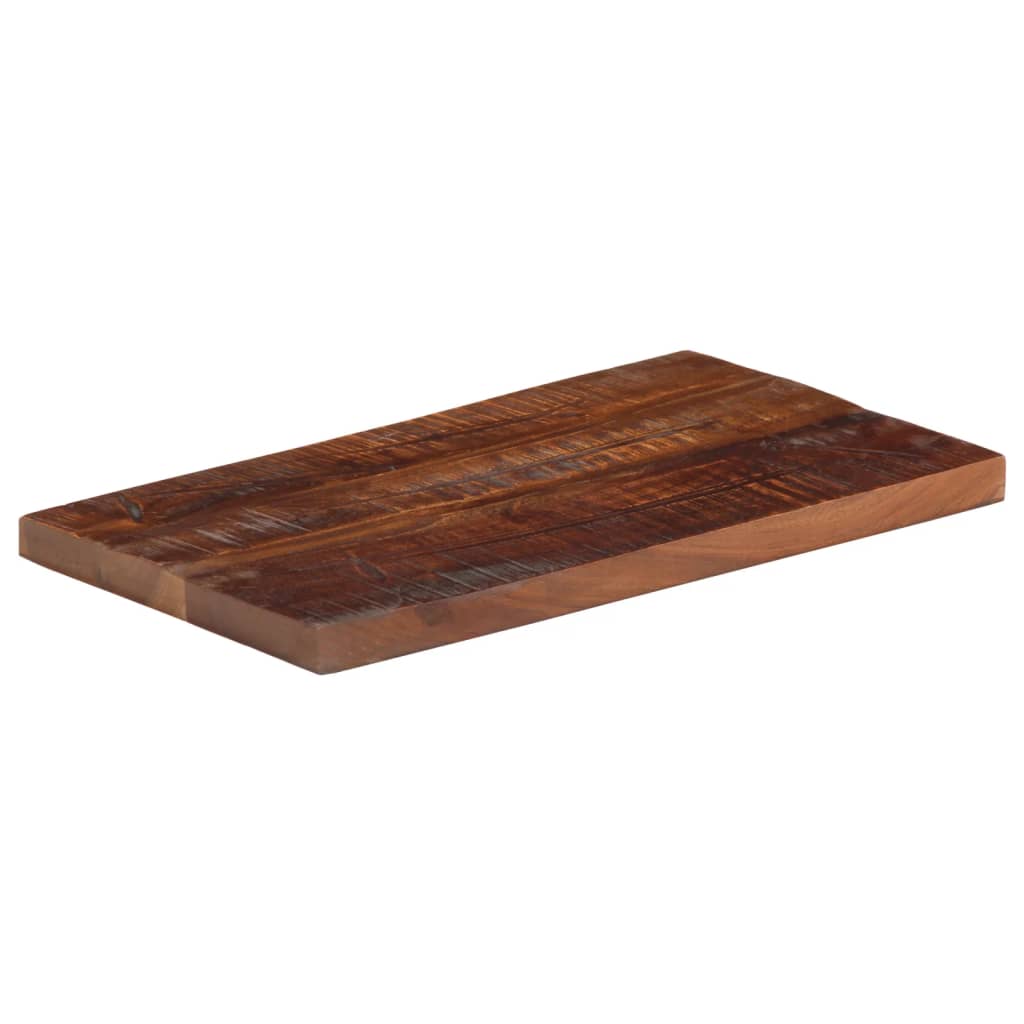 Table Top 50x30x3.8 cm Rectangular Solid Wood Reclaimed