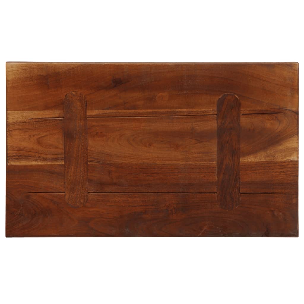 Table Top 50x30x3.8 cm Rectangular Solid Wood Reclaimed