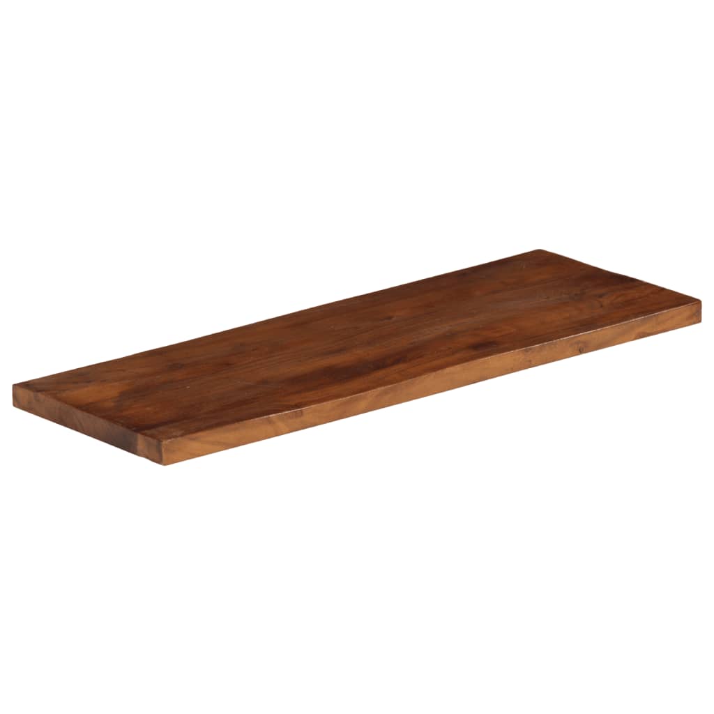 Table Top 80x30x3.8 cm Rectangular Solid Wood Reclaimed