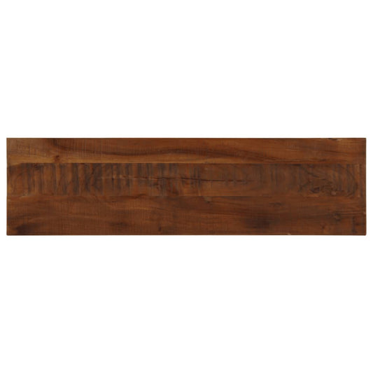 Table Top 110x30x3.8 cm Rectangular Solid Wood Reclaimed