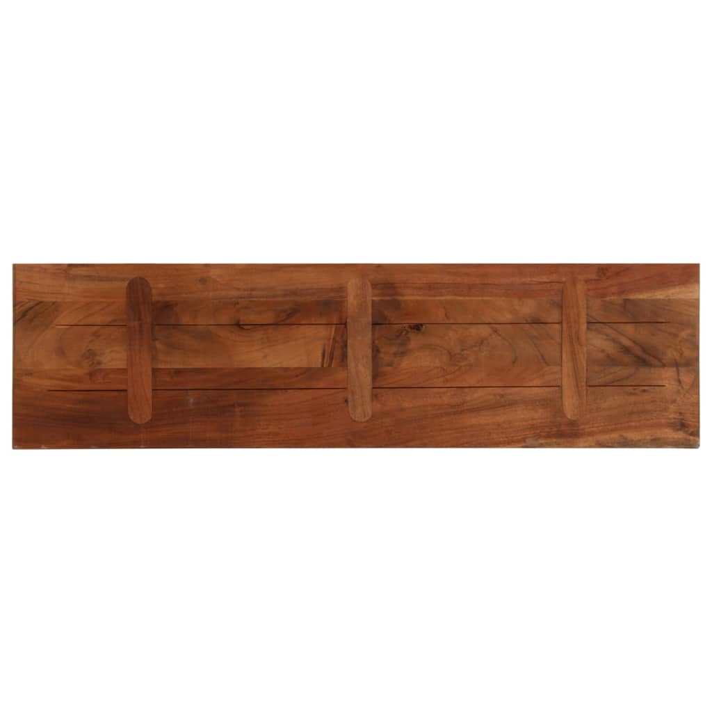 Table Top 120x30x3.8 cm Rectangular Solid Wood Reclaimed