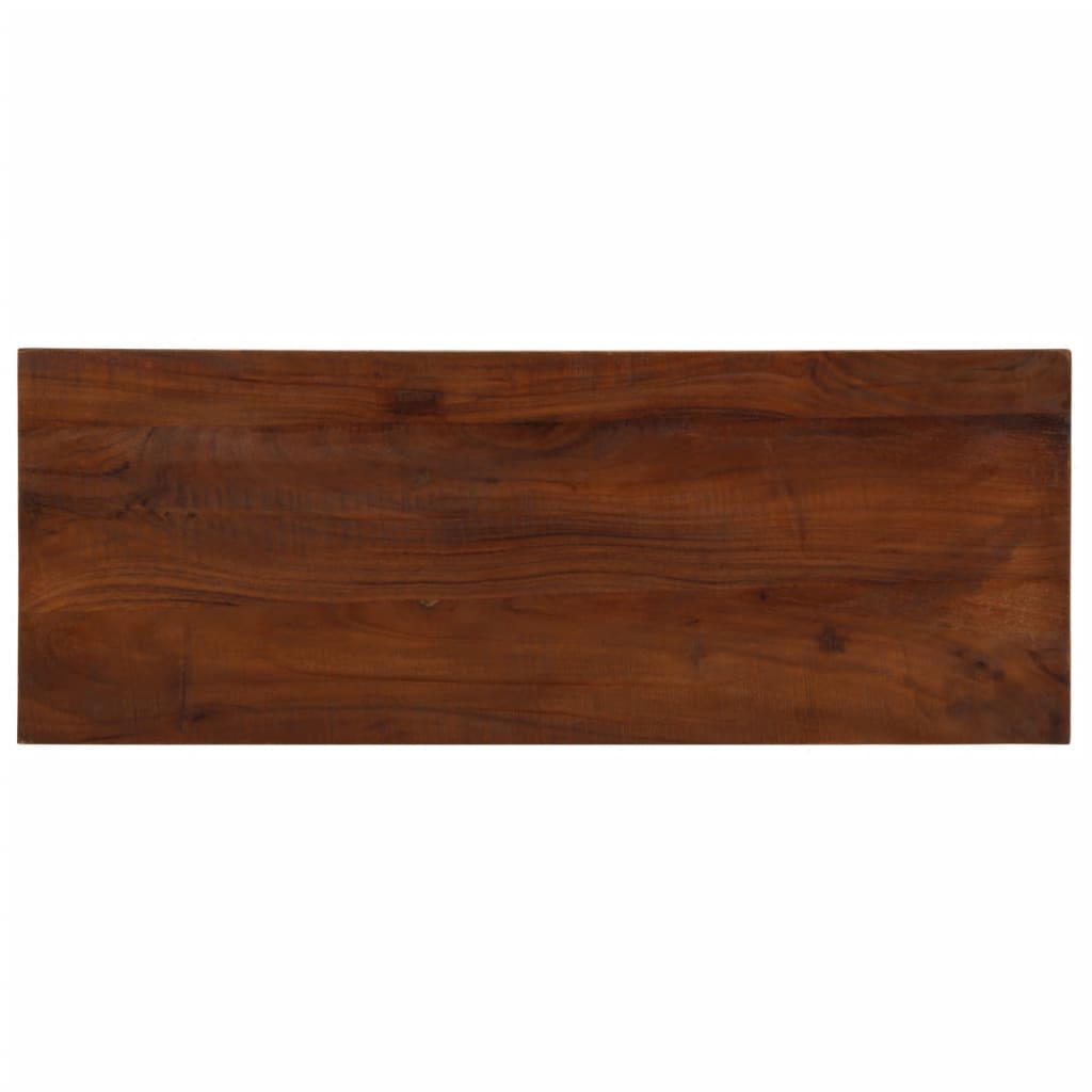 Table Top 70x40x3.8 cm Rectangular Solid Wood Reclaimed