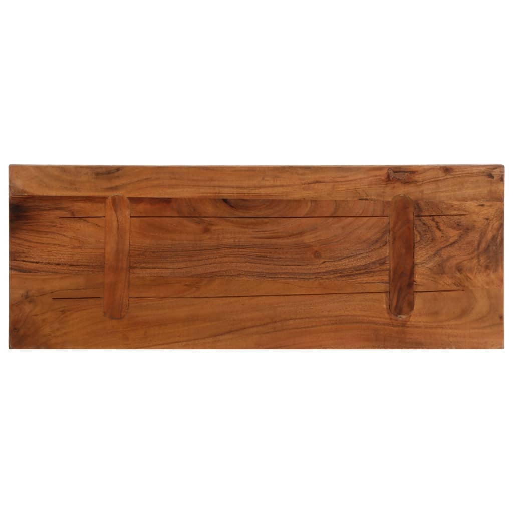 Table Top 70x40x3.8 cm Rectangular Solid Wood Reclaimed