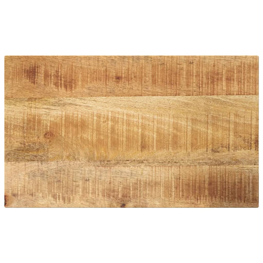 vidaXL Table Top 50x20x2.5 cm Rectangular Solid Wood Rough Mango