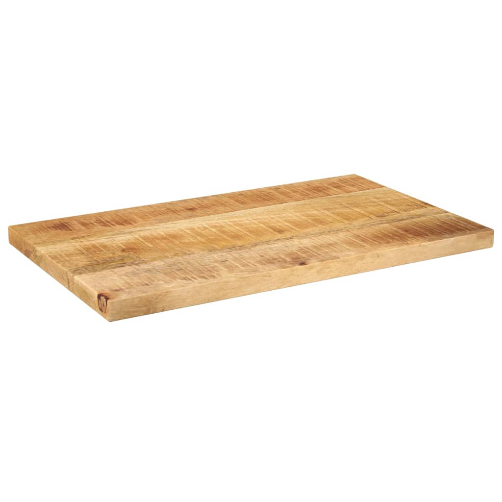 vidaXL Table Top 50x20x2.5 cm Rectangular Solid Wood Rough Mango