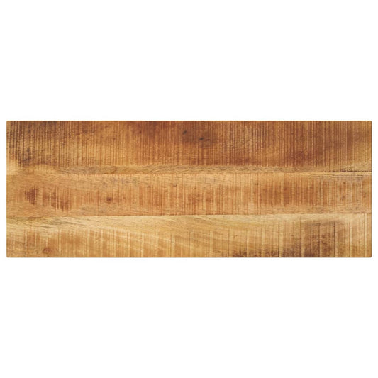 vidaXL Table Top 90x20x2.5 cm Rectangular Solid Wood Rough Mango