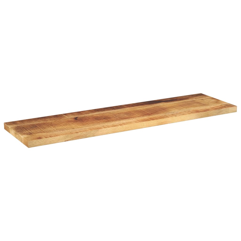 vidaXL Table Top 120x30x2.5 cm Rectangular Solid Wood Rough Mango