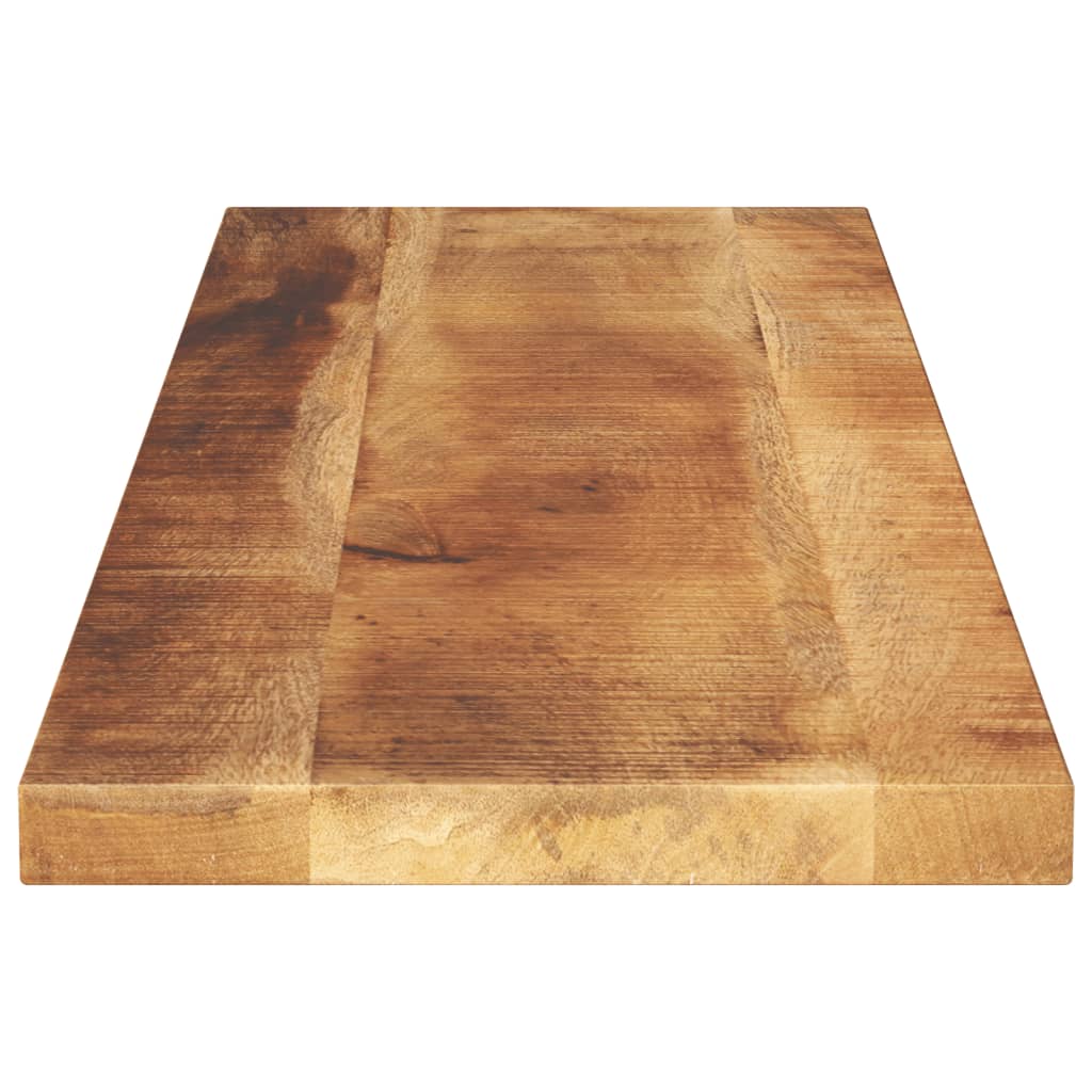 vidaXL Table Top 120x30x2.5 cm Rectangular Solid Wood Rough Mango