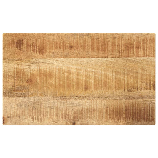 vidaXL Table Top 50x40x2.5 cm Rectangular Solid Wood Rough Mango