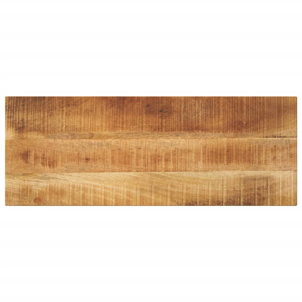 vidaXL Table Top 70x40x2.5 cm Rectangular Solid Wood Rough Mango