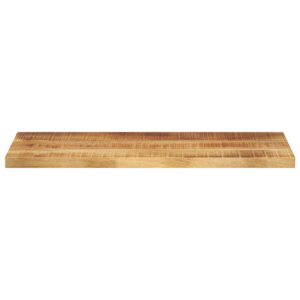 vidaXL Table Top 70x40x2.5 cm Rectangular Solid Wood Rough Mango