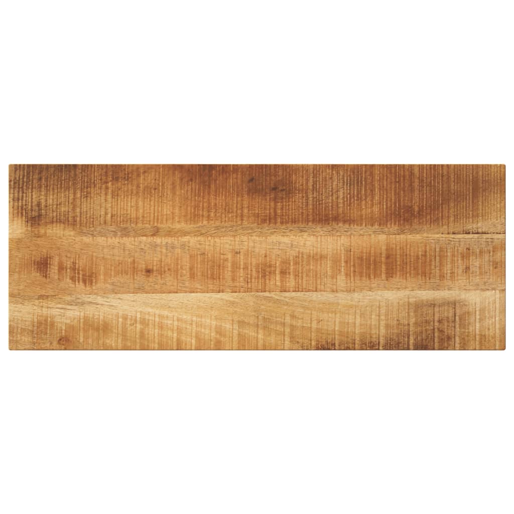 vidaXL Table Top 80x40x2.5 cm Rectangular Solid Wood Rough Mango